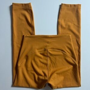 Lululemon InStill High-Rise Crop 23", Autumn Orange, Size 4